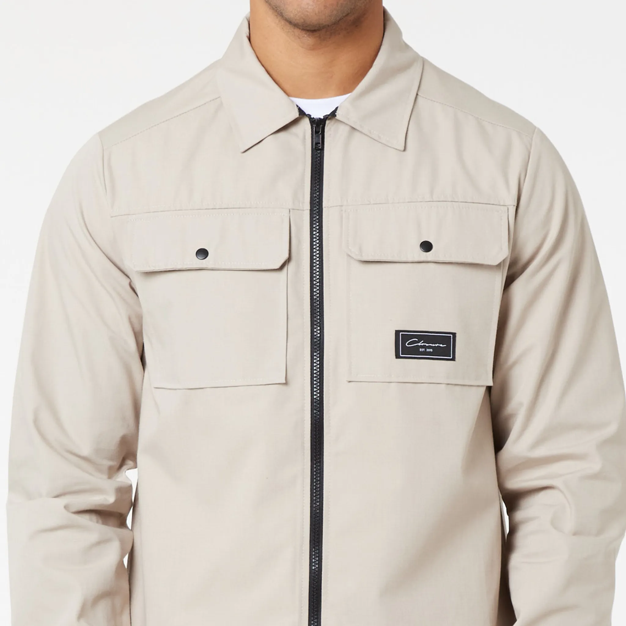 2-Pack Utility Overshirts | Greige / Olive