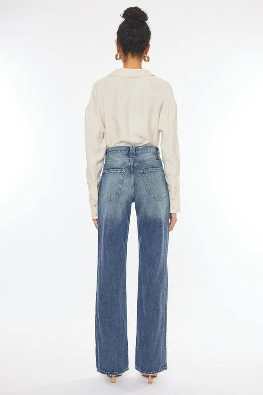 90's Ripped Flare Jeans
