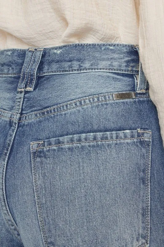 90's Ripped Flare Jeans
