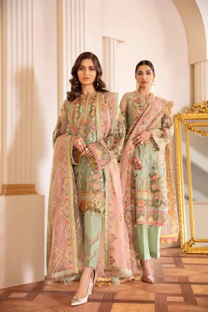Baroque Chantelle Embroidered Chiffon Collection Vol-7 – 01 - Capri Sea