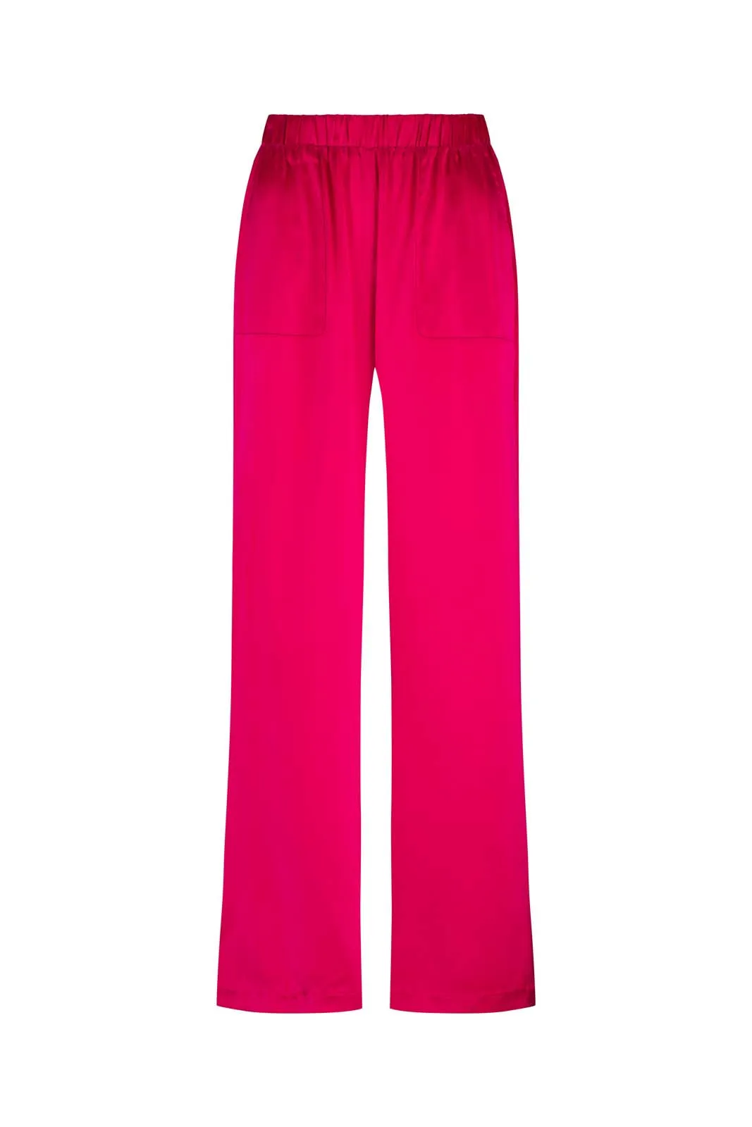 BROMLEY CLASSIC SILK SLOUCH PANT - Denim