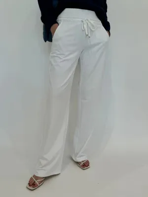 Candice Straight Pants - White