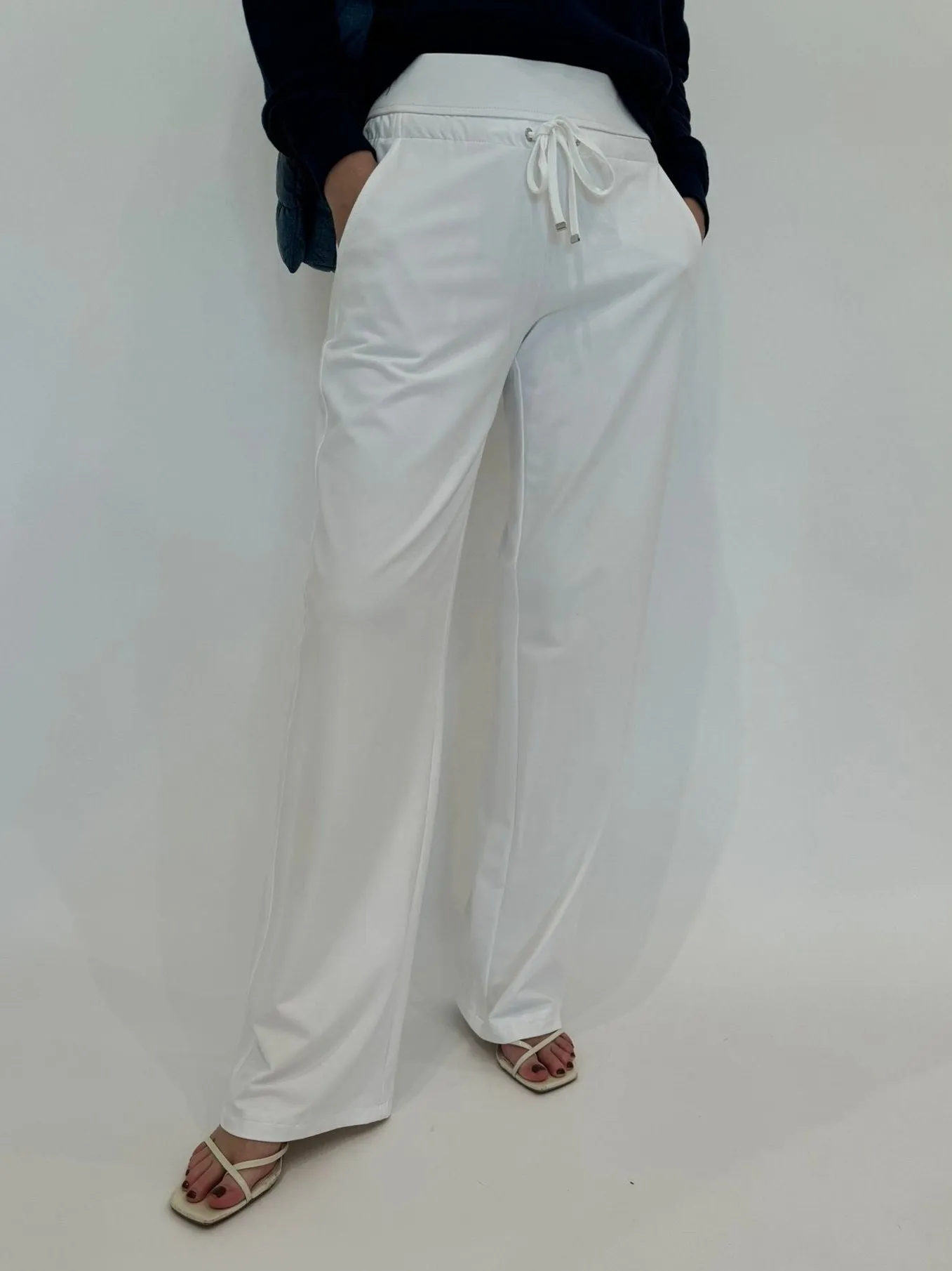 Candice Straight Pants - White