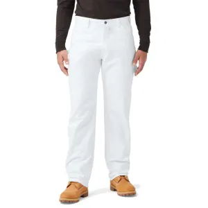 Dickies Relaxed Fit Drill Paint Pant - White