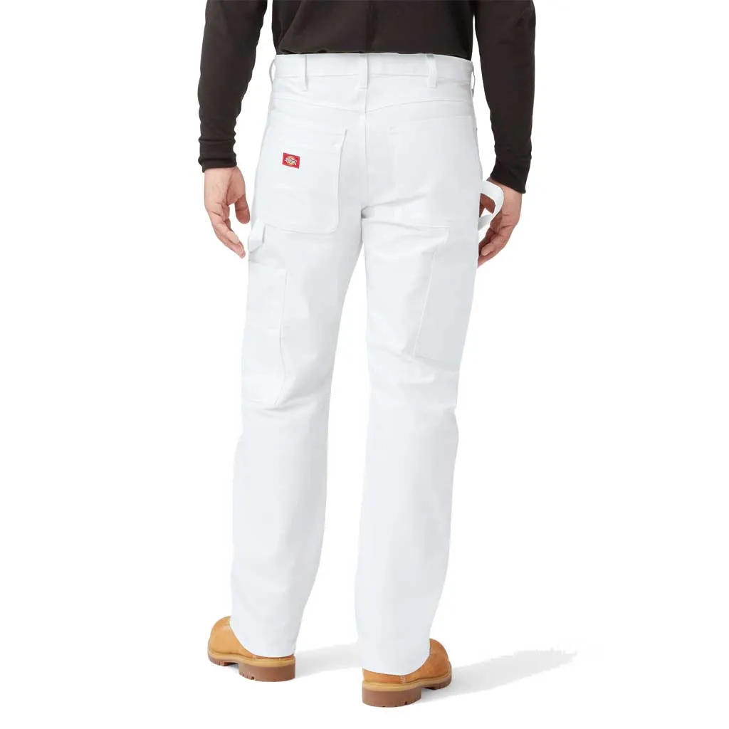 Dickies Relaxed Fit Drill Paint Pant - White
