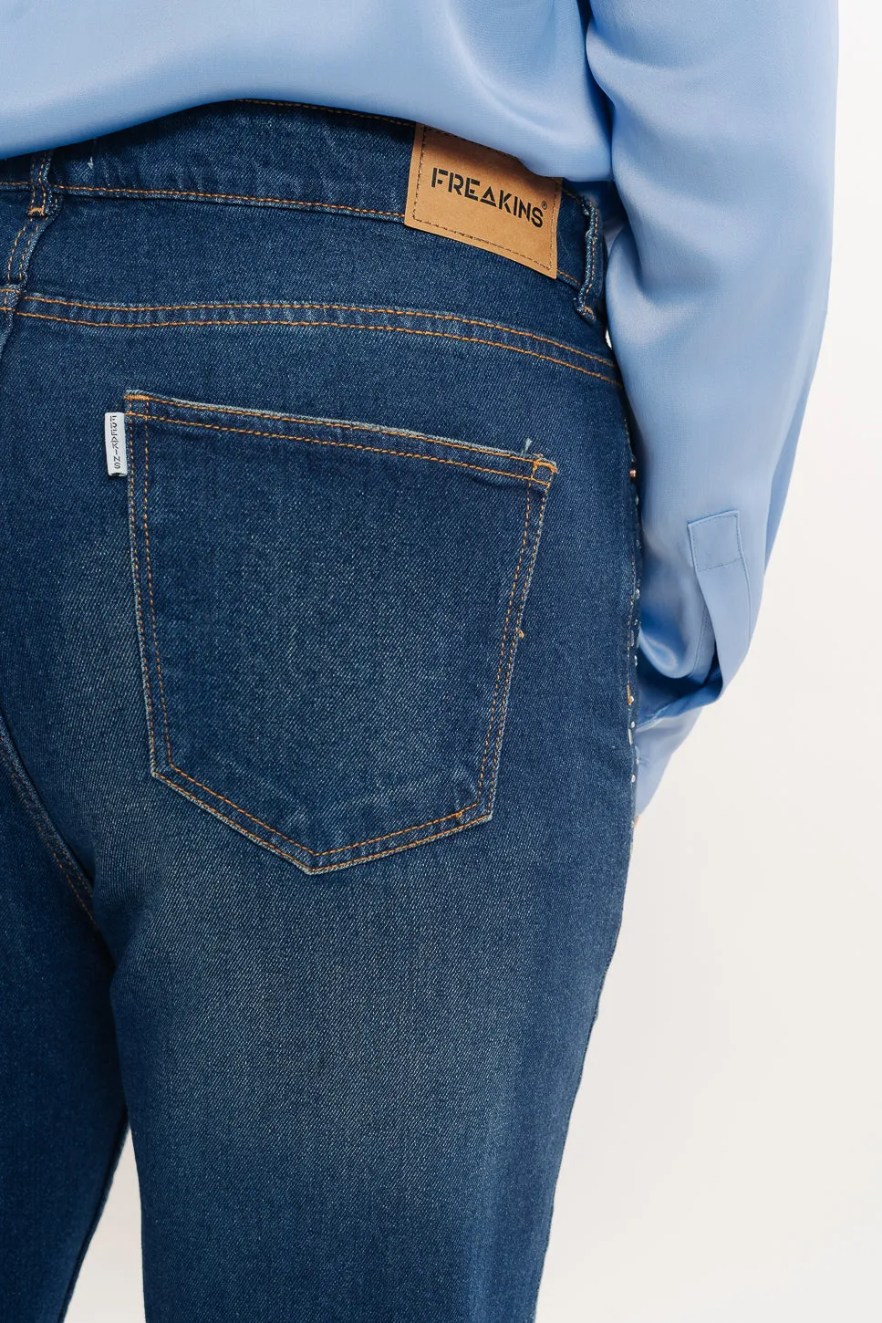 Embellished Indigo Bootcut Jeans