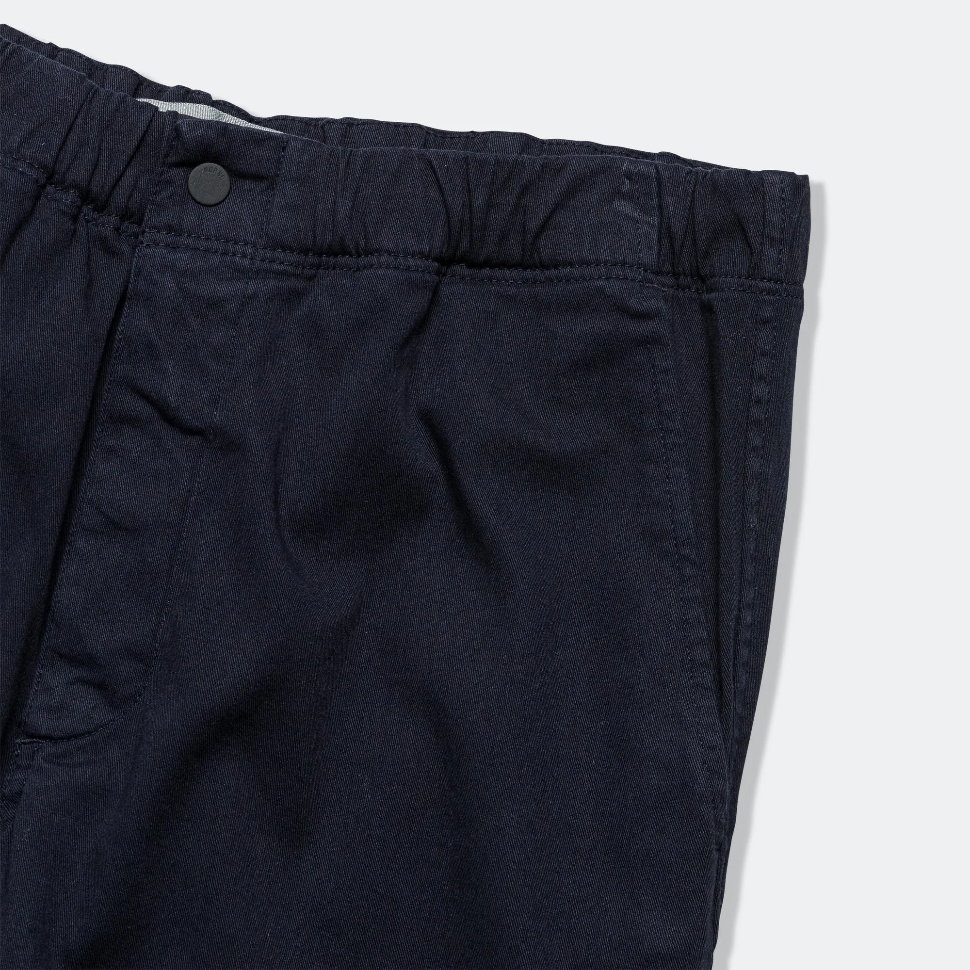 Ezra Relaxed Organic Stretch Twill Trouser - Dark Navy
