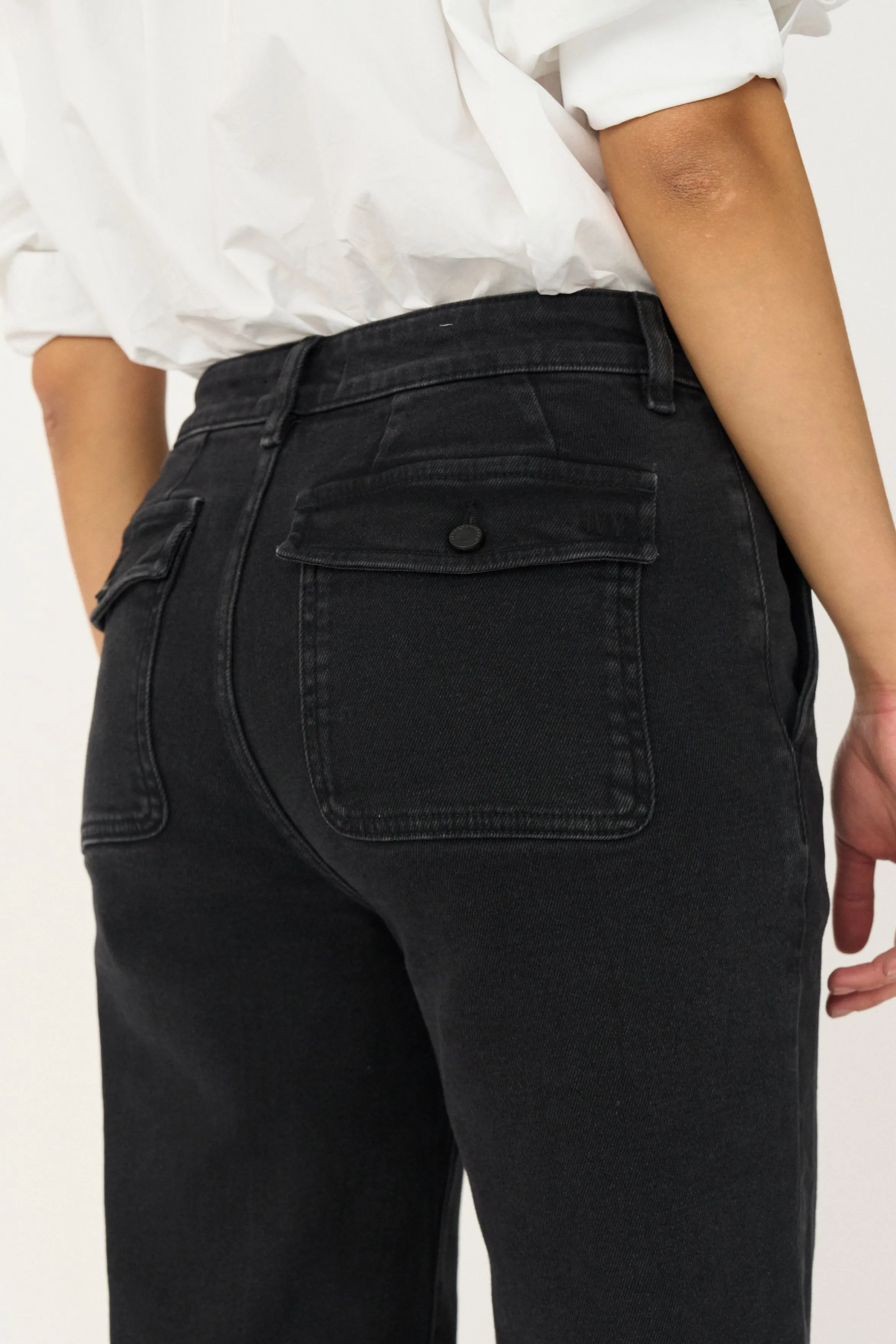 IVY-Augusta French Jeans Wash Faded Black