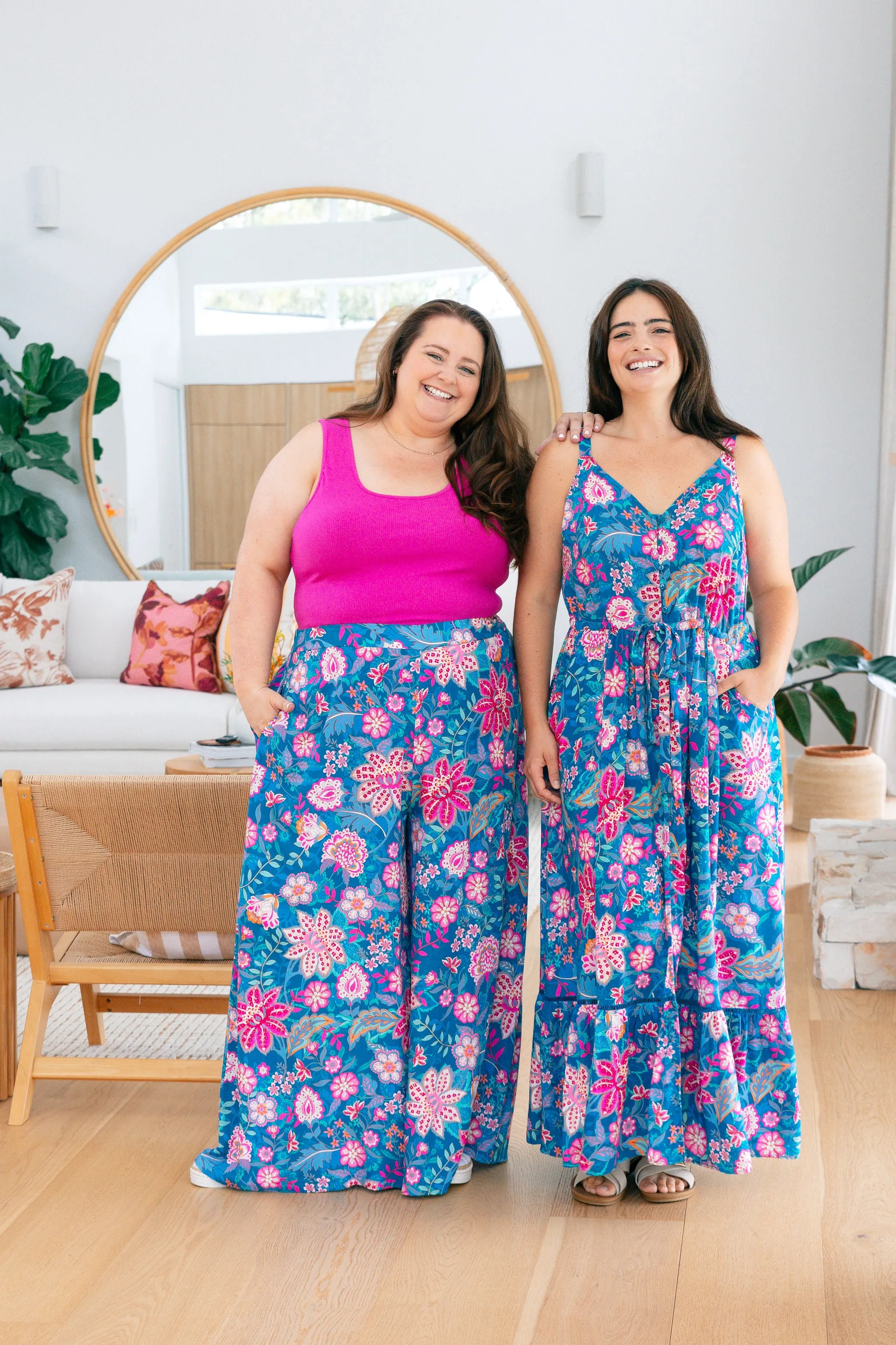 Larsa Pants in Paisley Floral