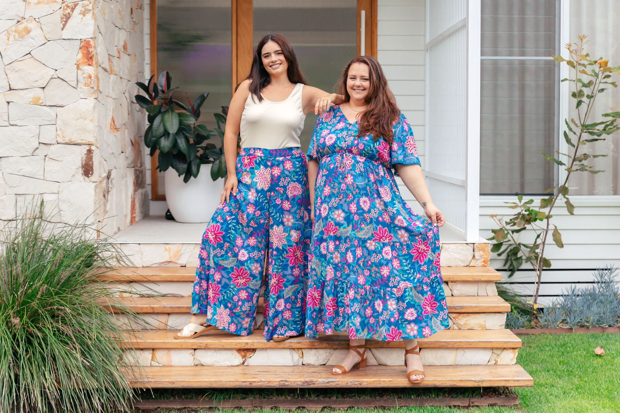 Larsa Pants in Paisley Floral
