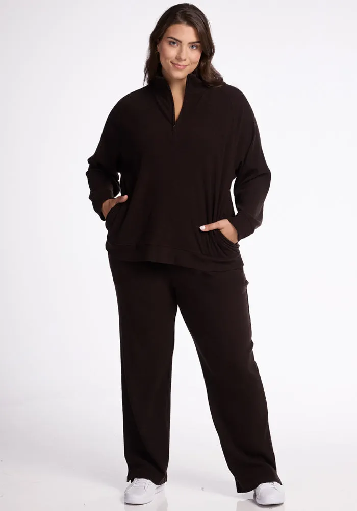 Luca Ribbed Pants • Final Sale Deals! - French Roast