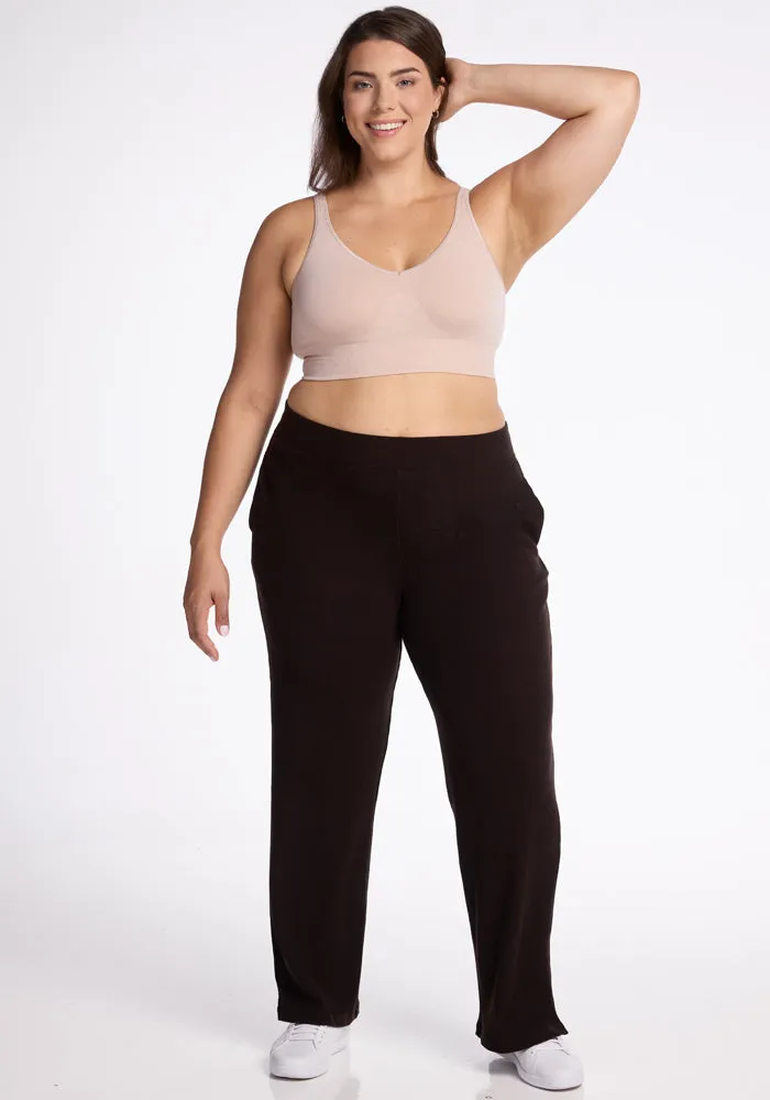 Luca Ribbed Pants • Final Sale Deals! - French Roast