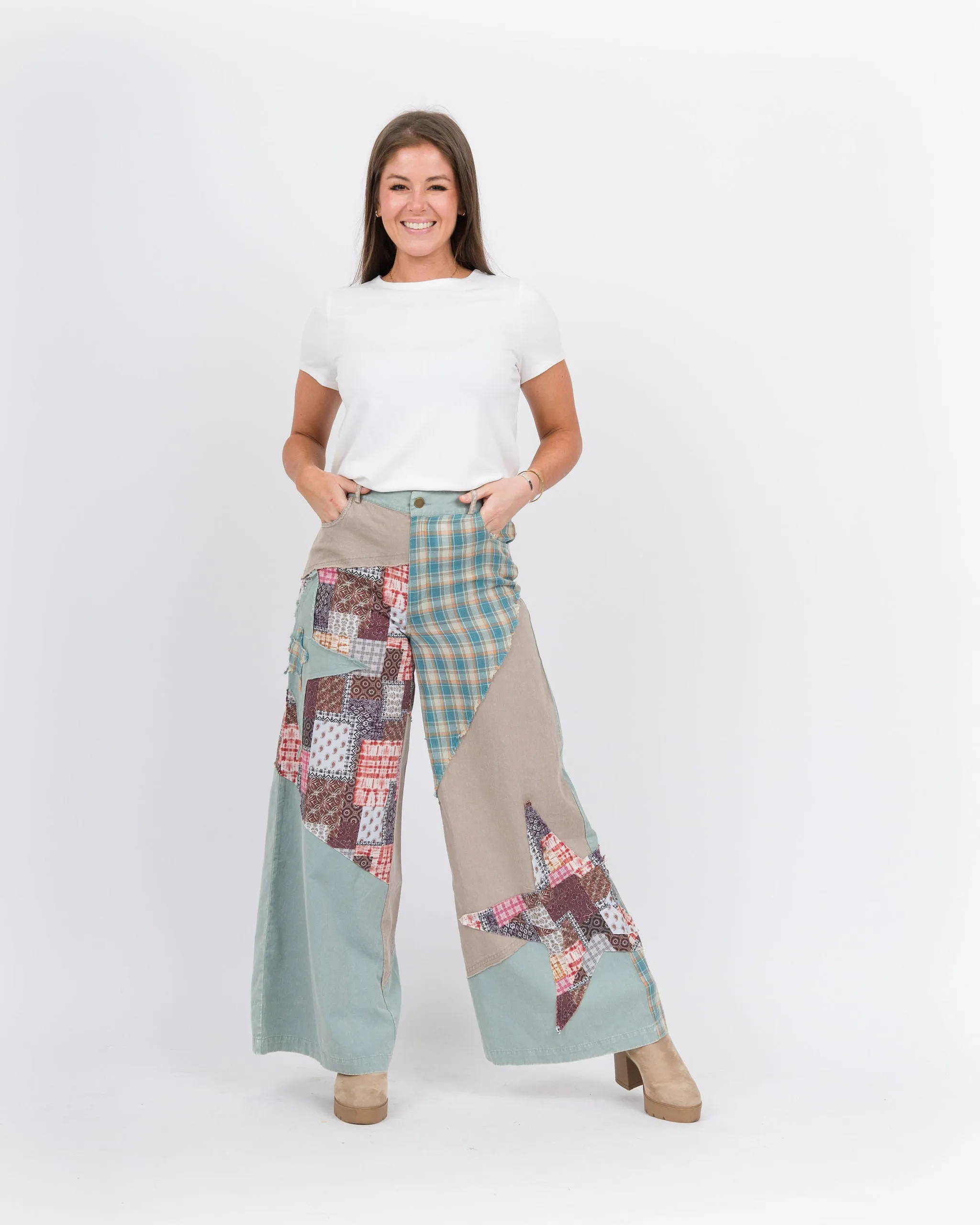 Lulu Patchwork Pants