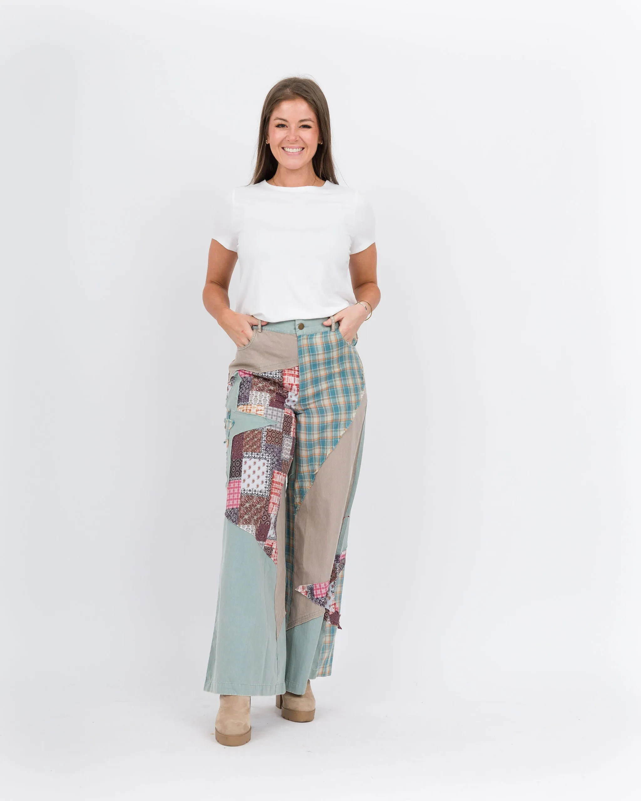 Lulu Patchwork Pants