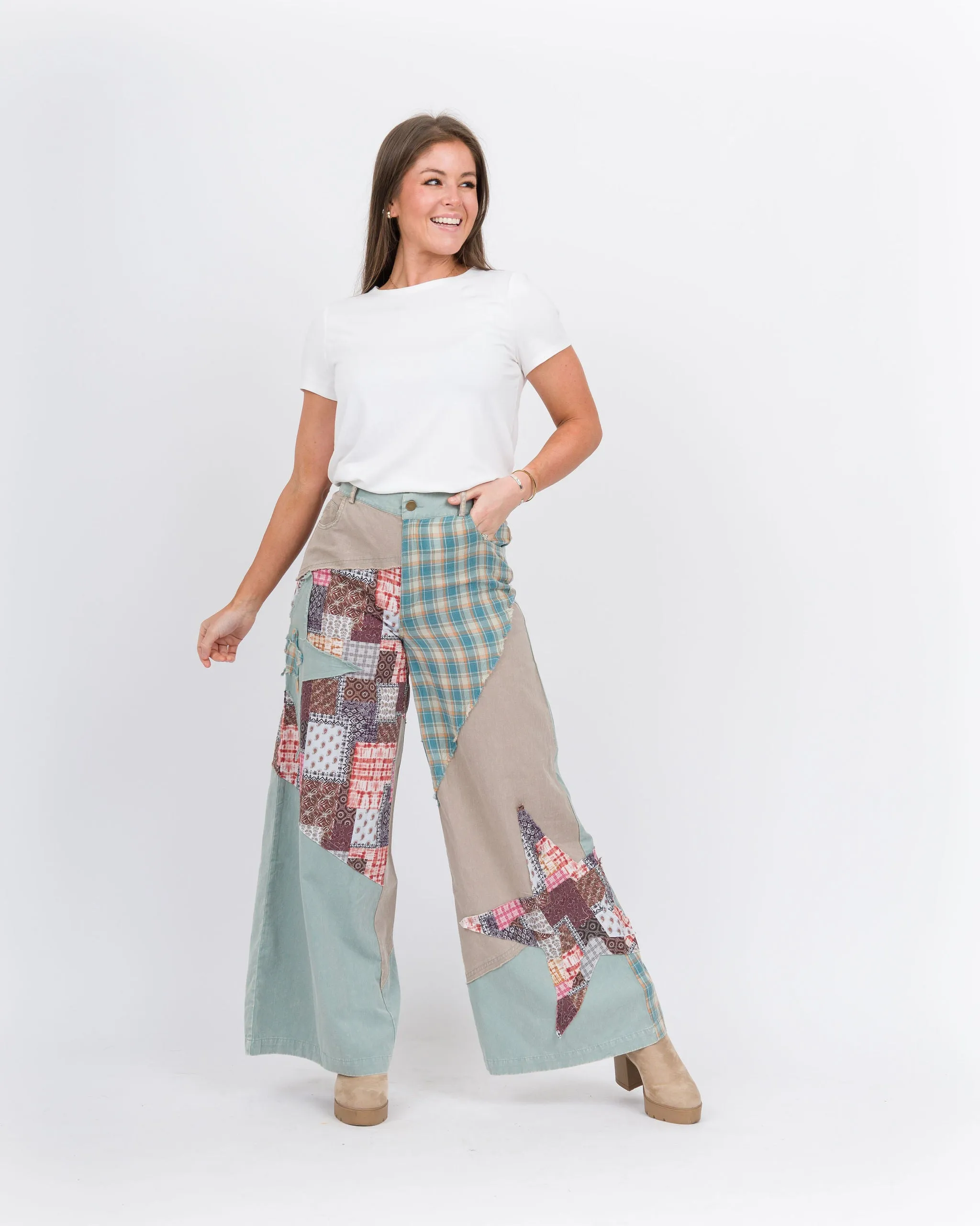 Lulu Patchwork Pants