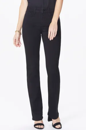 Marilyn Straight Pants In Petite   - Black