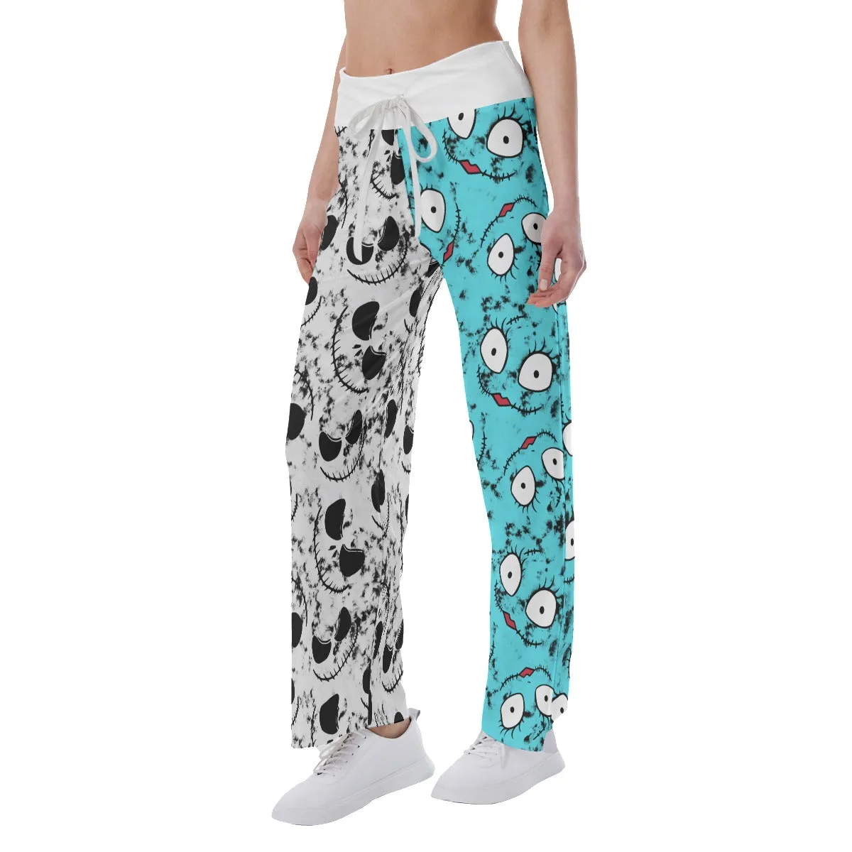 Nightmare Emo Brush Women's High-waisted Wide Leg Pants