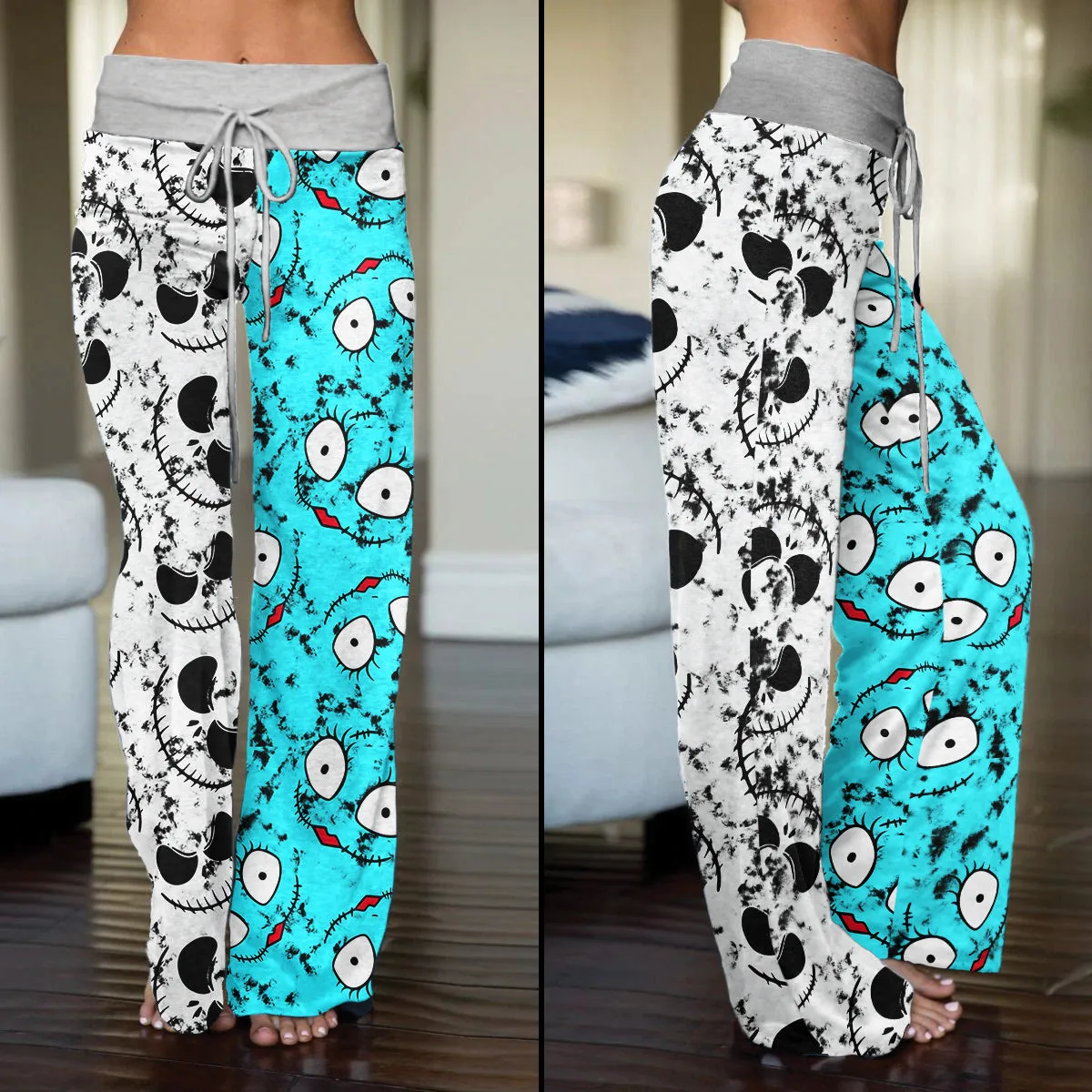 Nightmare Emo Brush Women's High-waisted Wide Leg Pants