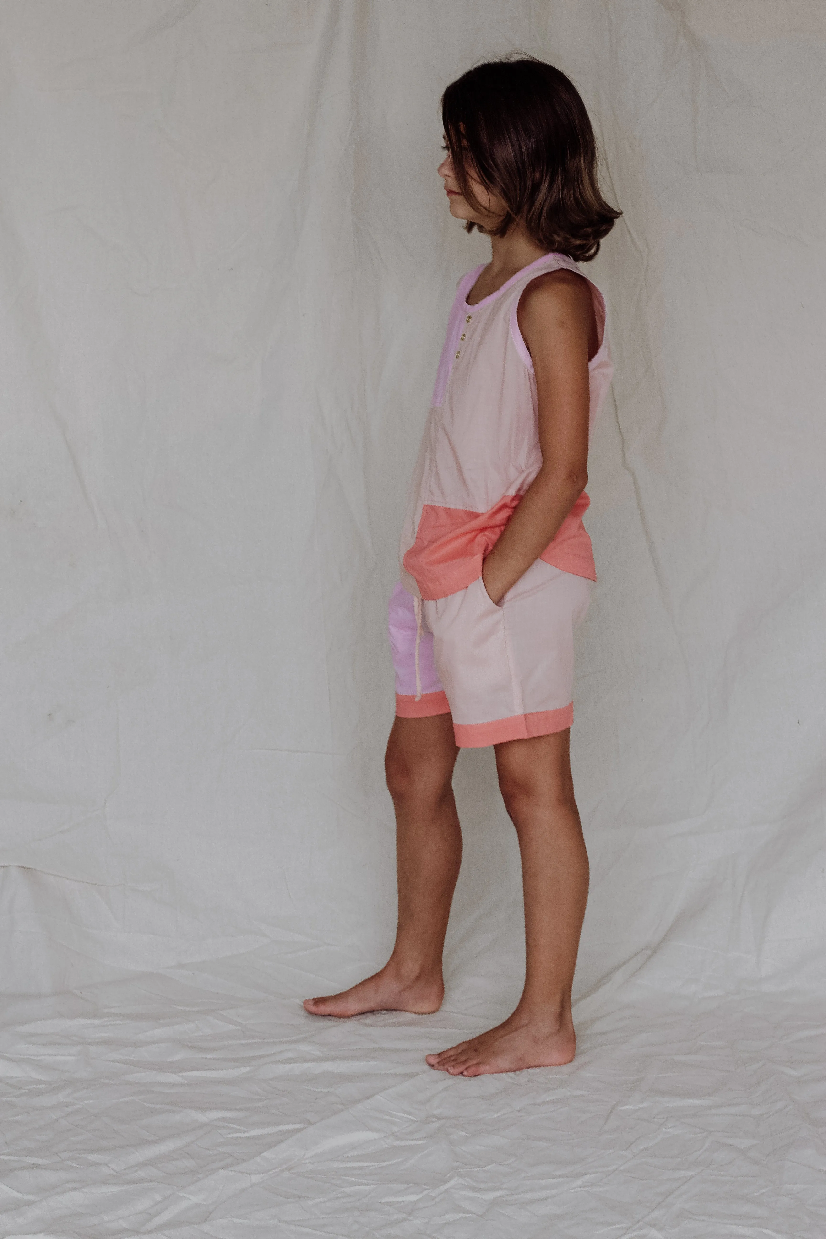 Norah Shorts-Apricot Blush
