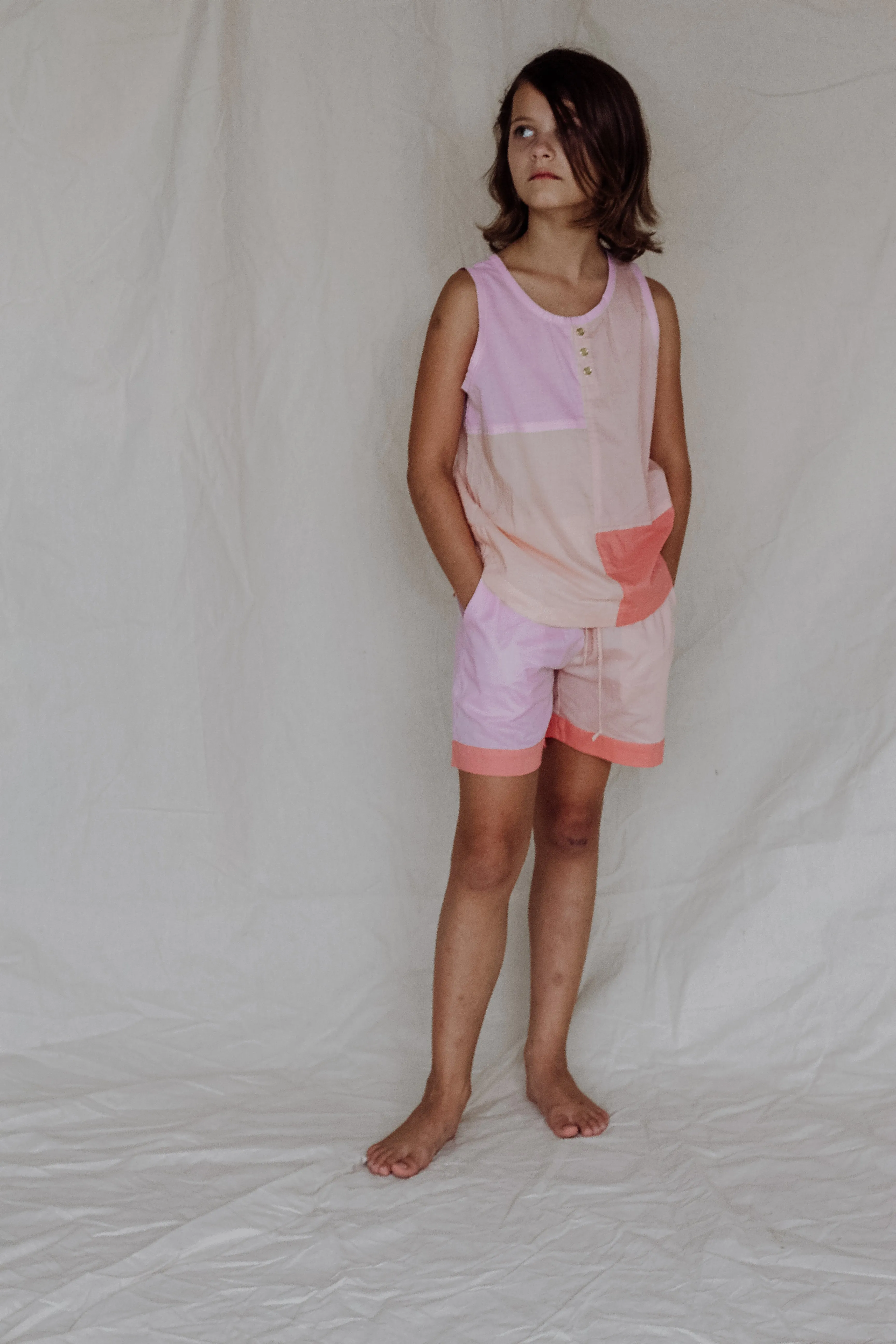 Norah Shorts-Apricot Blush