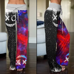 Psycho Scary Smoke Women's High-waisted Wide Leg Pants