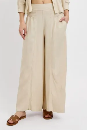 Sandstone Luxe Wide-Legs