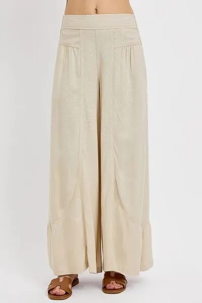 Sandstone Luxe Wide-Legs