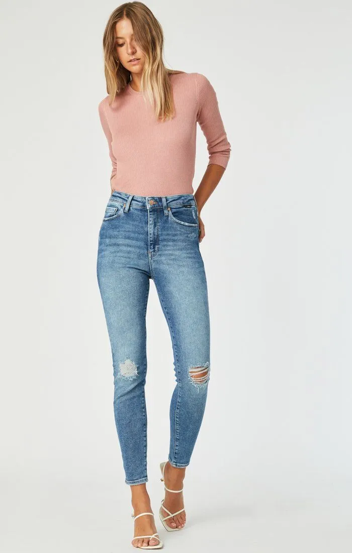 SCARLETT SKINNY IN MID RIPPED LA VINTAGE
