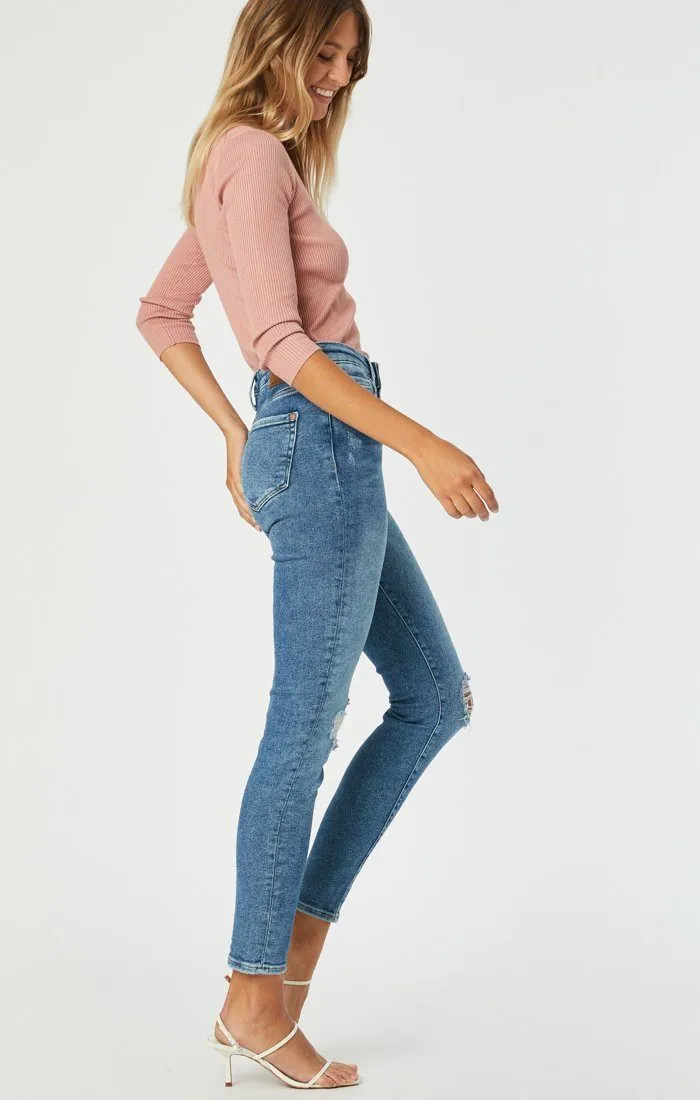SCARLETT SKINNY IN MID RIPPED LA VINTAGE