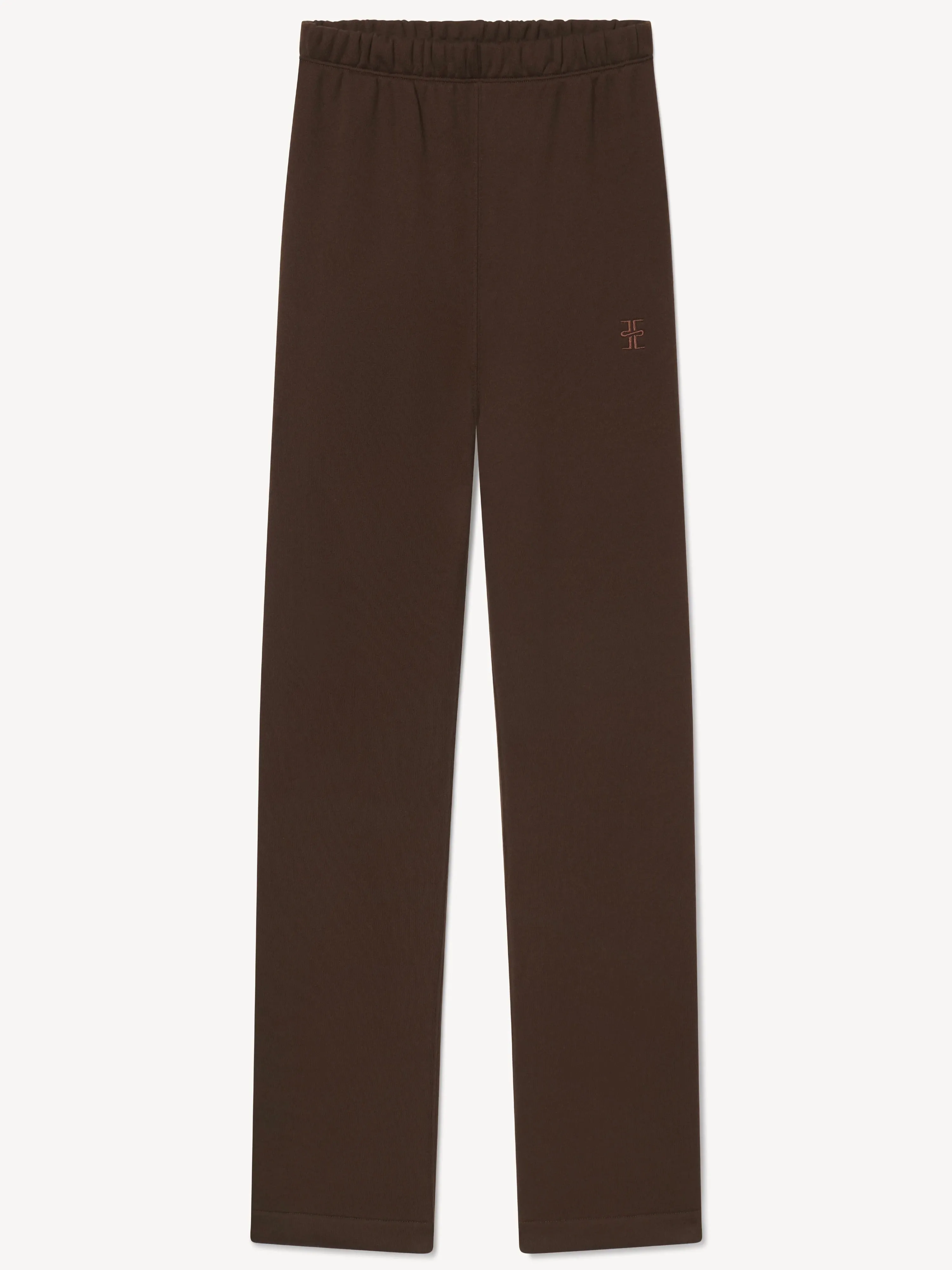 STRAIGHT LEG SWEATPANT - chocolate