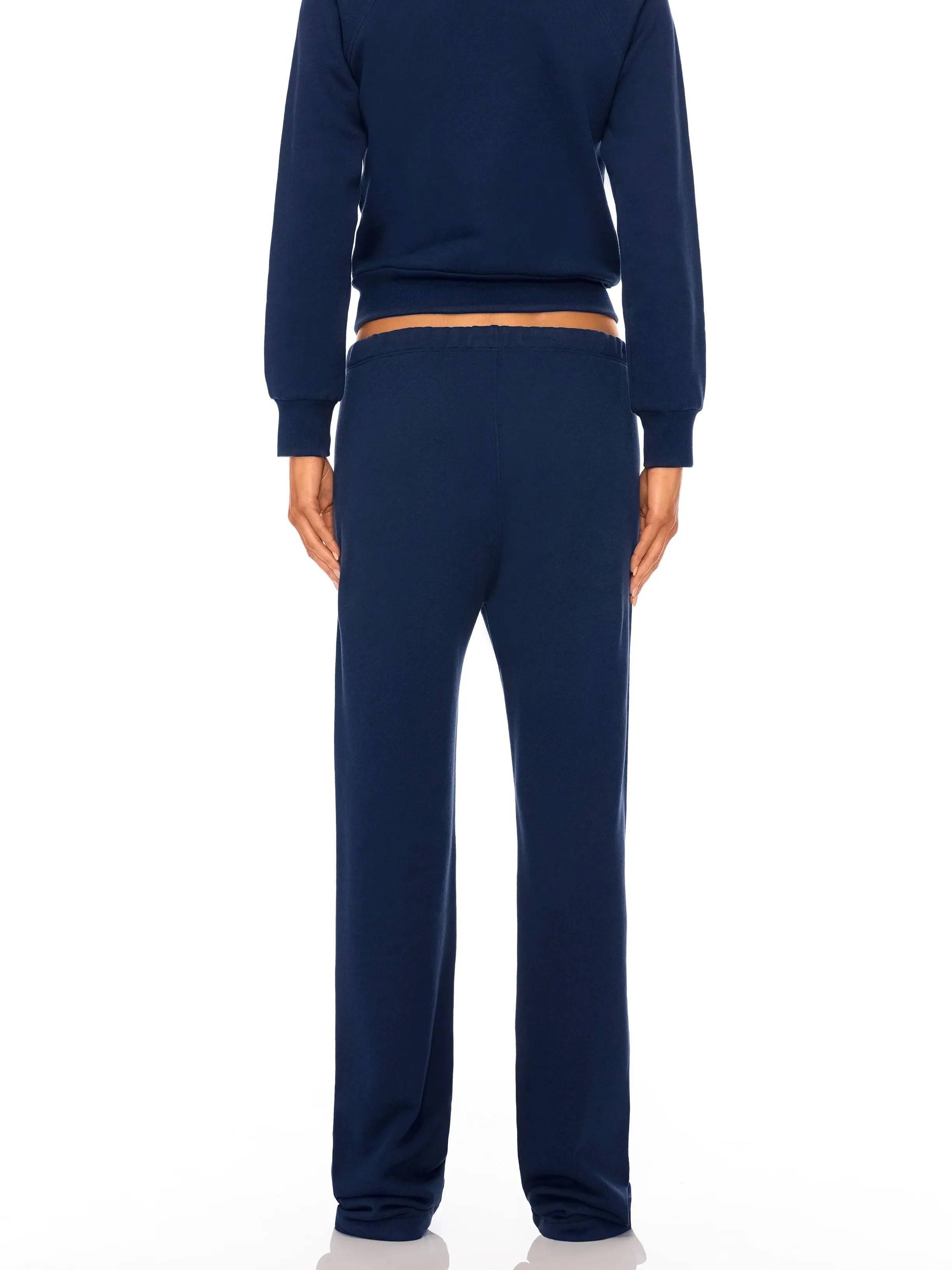 STRAIGHT LEG SWEATPANT - NAVY